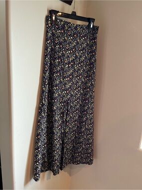 twik Floral Maxi Skirt with Pink & Yellow Blossoms